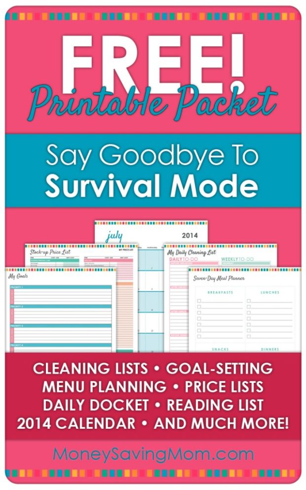 Say Goodbye to Survival Mode printables