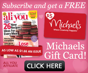 FREE Michaels Gift Card with All You Magazine Subscription - Kids Activities | Saving Money ...