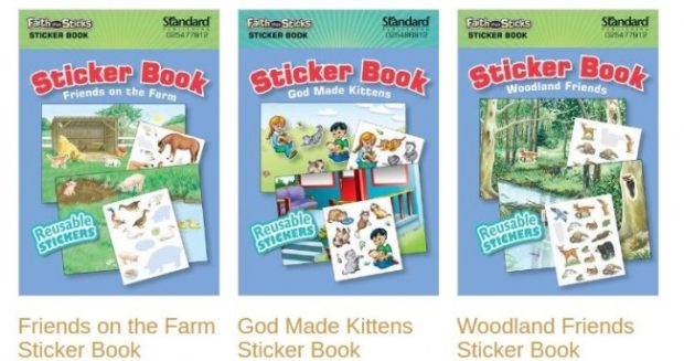 Faith that Sticks sticker books