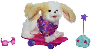 Trixie the Skateboarding Pup