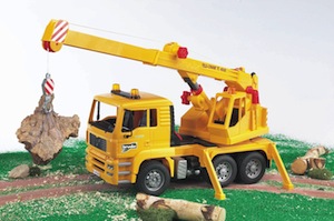 Bruder crane truck