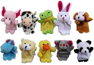 animal finger puppets