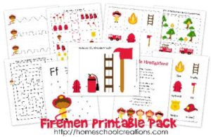 FREE Fire Fighter Printable Packs - Kids Activities | Saving Money ...