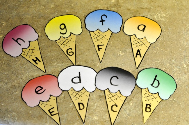 alphabet ice cream busy bag