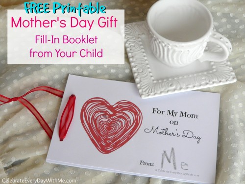 Free Printable Mother's Day Gift Idea