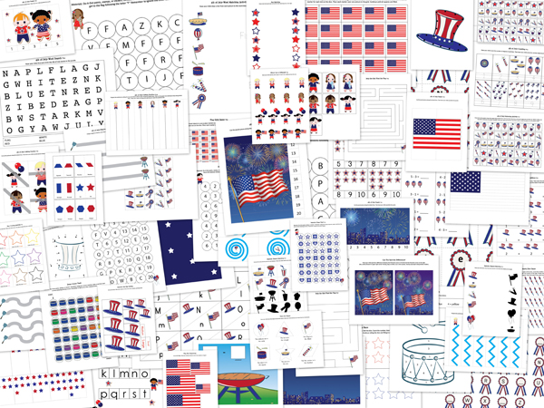 4th-of-July-Printable-Pack-collage