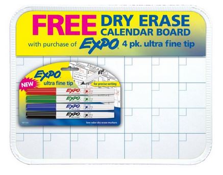 Dry Erase Calendar