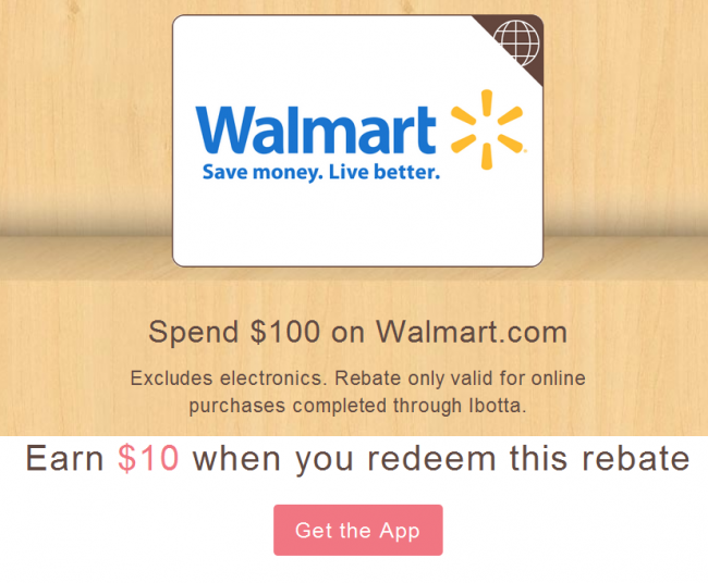 walmart ibotta