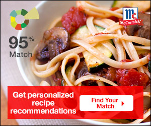 McCormick Flavor Match recipe finder