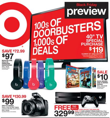 Black Friday Target Ad