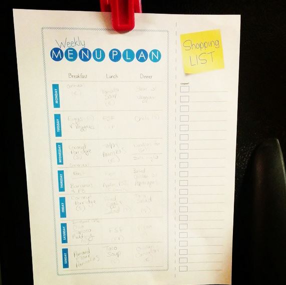 Menu Plan