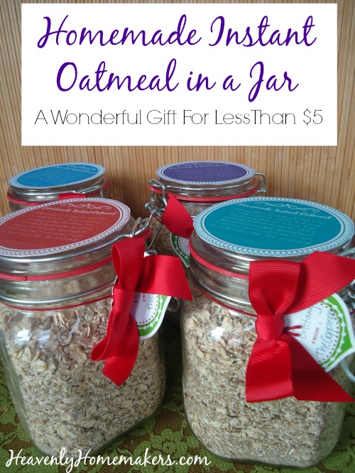 Homemade Oatmeal in a Jar