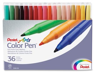 Pentel color pens