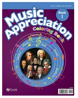 music appreciation coloring book