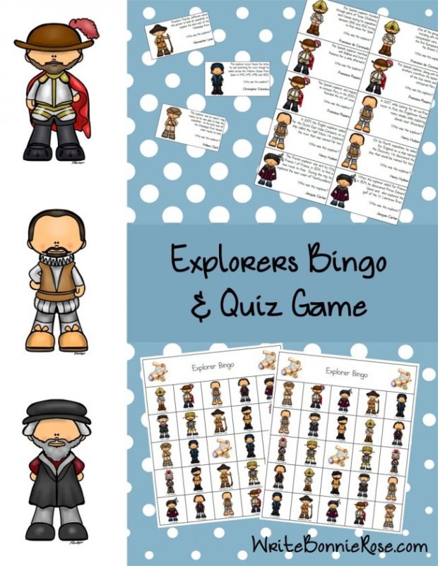 Explorers Bingo