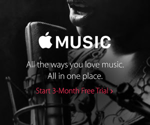 3 month trial to Apple Music
