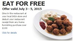 Eat Free Ikea