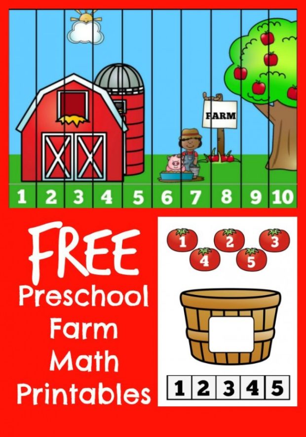 FREE Preschool Farm Printables - Kids Activities | Saving Money | Home ...