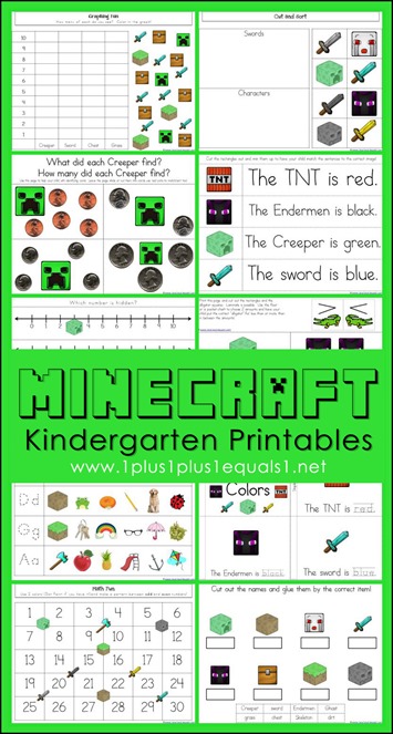 Minecraft Free Printables