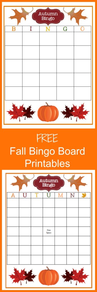 Autumn Bingo