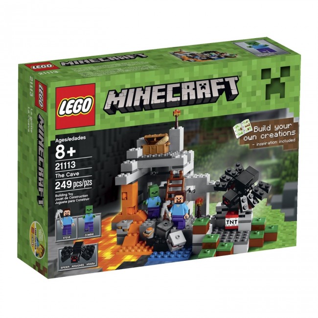 lego minecraft cave