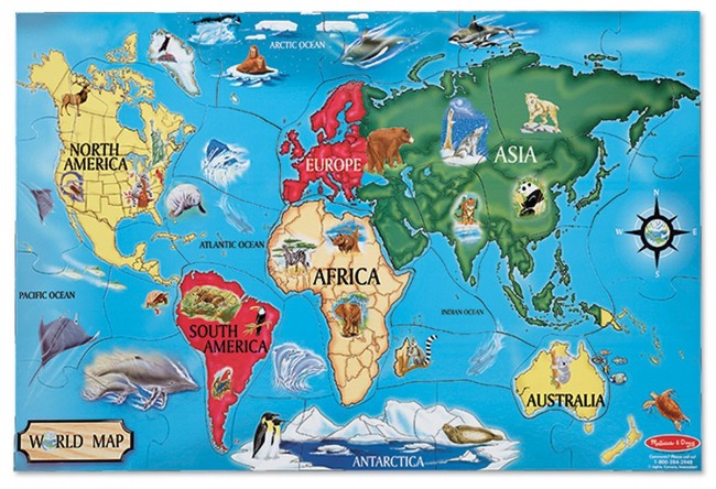 world map