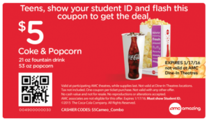 $5 AMC Coupon