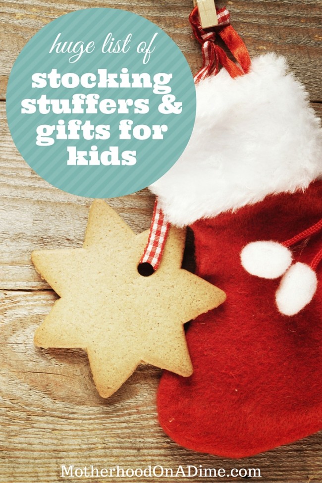 This huge list has some of the best stocking stuffer and gift ideas for kids!