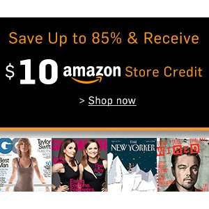 Magazine Amazon Sale