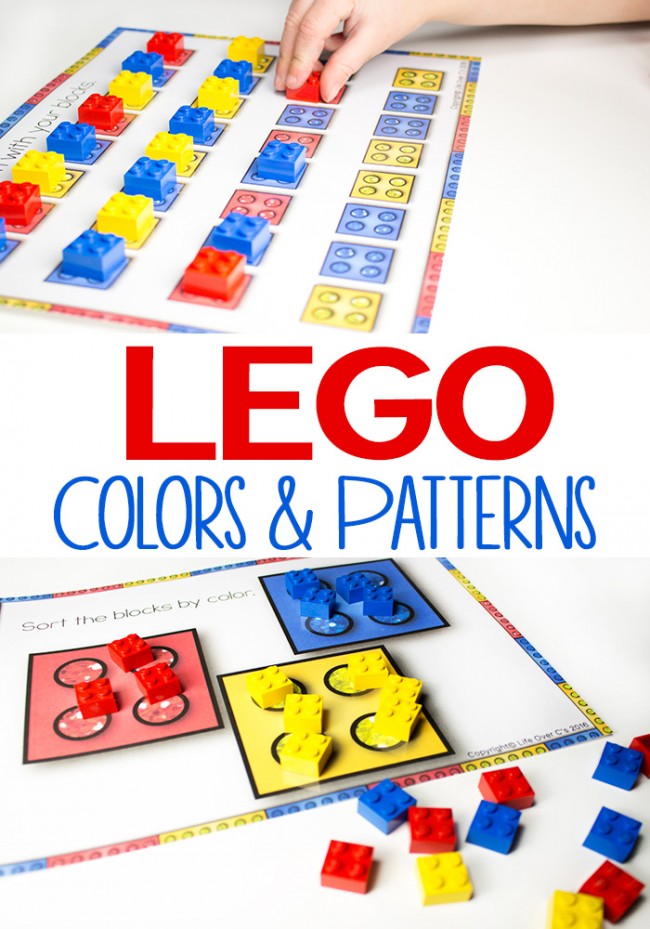 LEGO Colors and Pattern Printables - Free