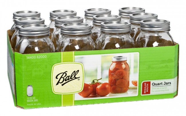 Ball Quart Canning jars