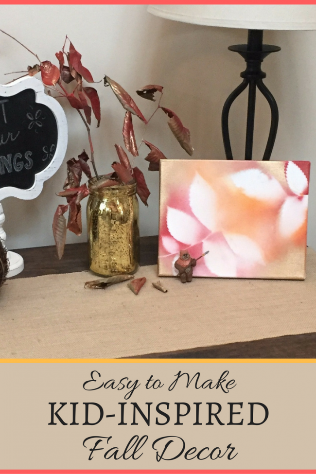 Easy to Make, Kid-Inspired Fall Decor - Kids Activities | Saving Money ...