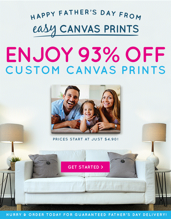 Custom Canvas Prints Starting at 4.90 (Plus Shipping) Kids