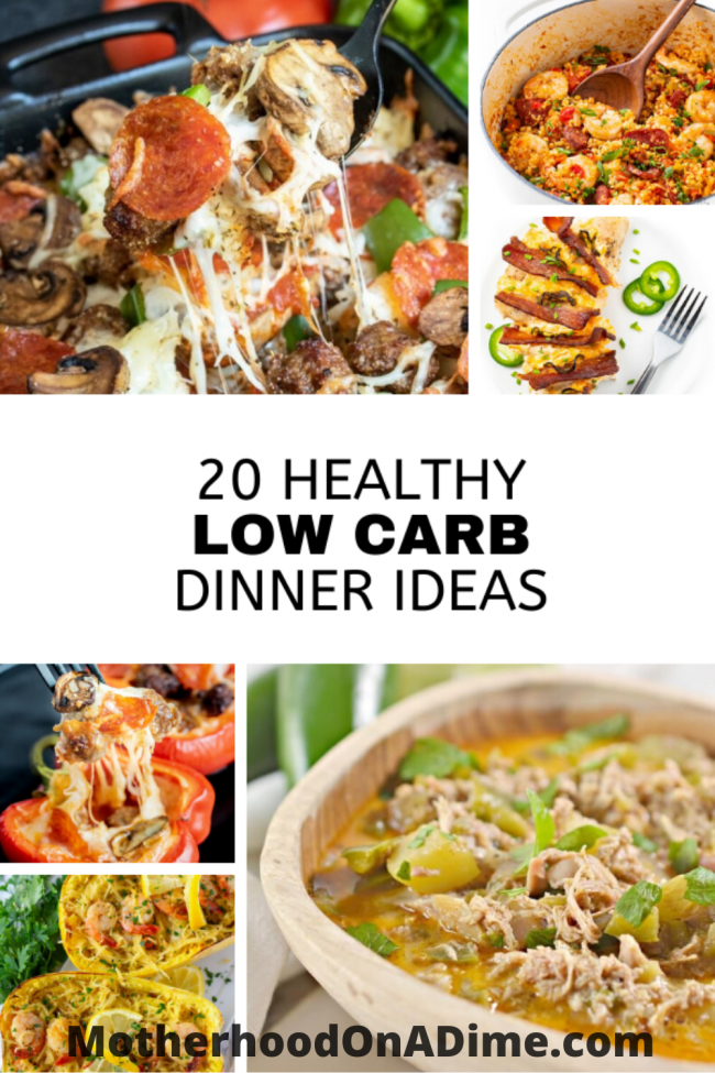 20 Healthy Low Carb Dinner Ideas (Can't Wait to Try #7!) - Kids ...