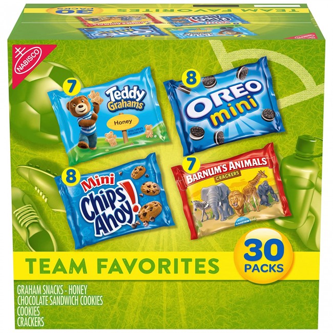 Nabisco Team Favorites Cookies & Cracker Mix (30 Ct) 6.32 Kids