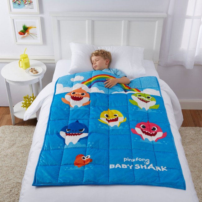 Walmart: Baby Shark Weighted Blanket for $15 (Reg. $50) - Kids