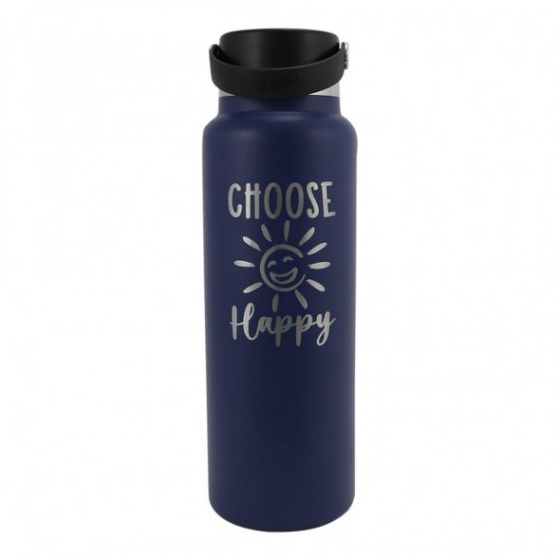 Choose Happy Engraved Hydroflask (40 oz) for $19.99 - Kids Activities, Saving Money, Home Management