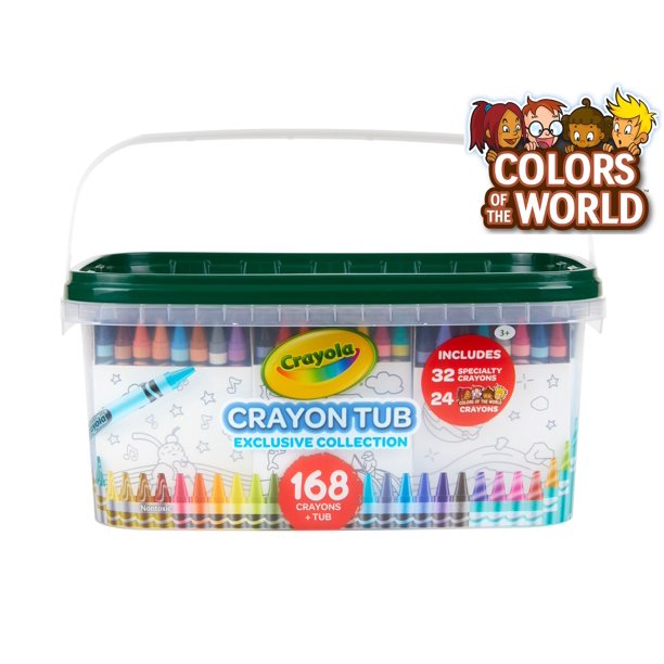 Crayola Colors of the World Crayons, 24, 32 Count Crayon Colors