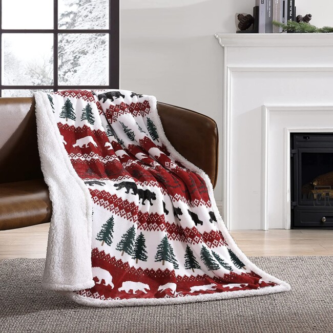Amazon Eddie Bauer Plush Throw Blanket for 13.99 (Reg. 30) Kids