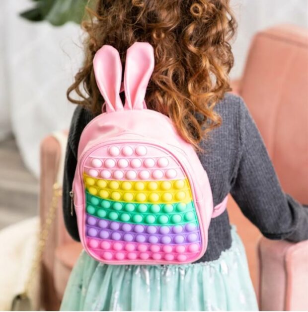 Easter Bunny Pop It Backpack for 22.99 + FREE Shipping Kids