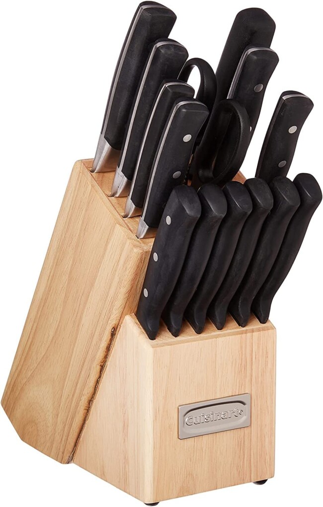 Cuisinart Triple Rivet Knife Block Collection (15 Piece) for 1/2 Price