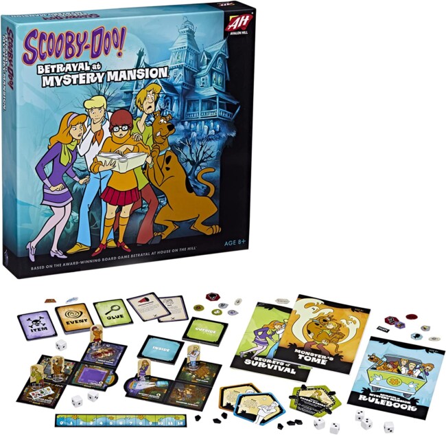 Avalon Hill Scooby Doo in Betrayal at Mystery Mansion Board Game for ...