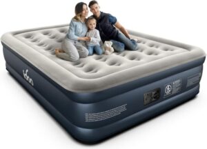 iDoo Queen Air Mattress with Built In Pump - Kids Activities | Saving ...